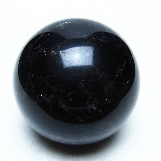モリオン スフィア 黒水晶 丸玉 54mm 置物 原石 一点物 151-10400