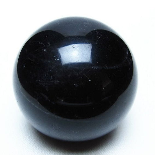 モリオン スフィア 黒水晶 丸玉 54mm 置物 原石 一点物 151-10402