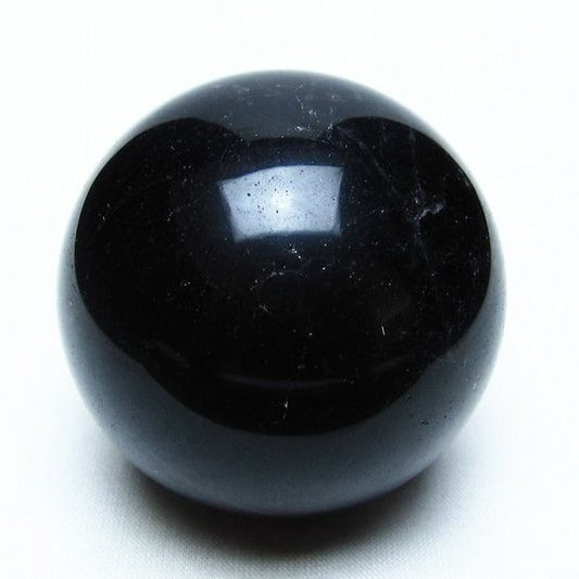 黒水晶 スフィア モリオン 丸玉 58mm 原石 置物 一点物 151-10417