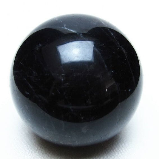 黒水晶 スフィア モリオン 丸玉 66mm 原石 置物 一点物 151-10429