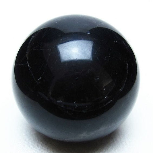 黒水晶 スフィア モリオン 丸玉 71mm 原石 置物 一点物 151-10433