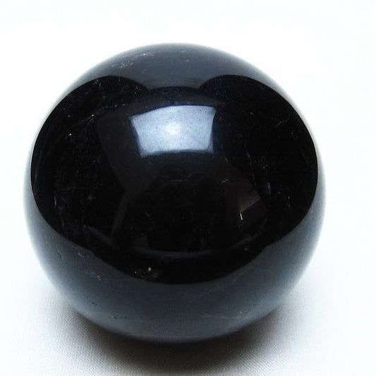 黒水晶 スフィア モリオン 丸玉 69mm 原石 置物 一点物 151-10436