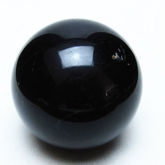 黒水晶 スフィア モリオン 丸玉 58mm 原石 置物 一点物 151-10440
