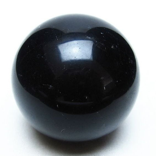 黒水晶 スフィア モリオン 丸玉 58mm 原石 置物 一点物 151-10441