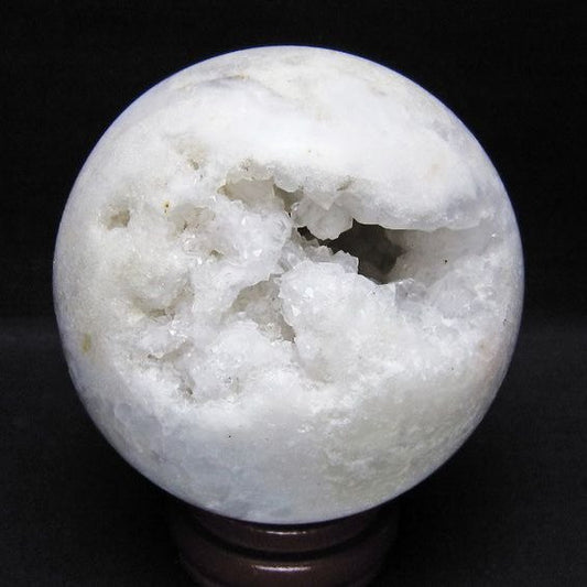 1Kg 水晶 ジオード 丸玉 100mm 笑口 置物 原石 一点物 151-10538
