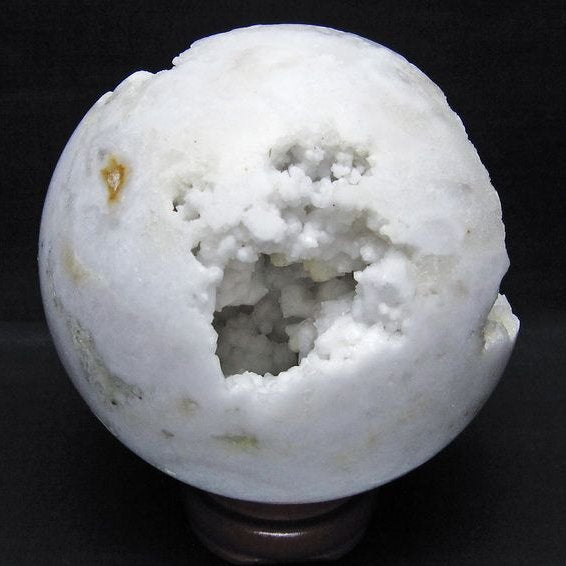 1.5Kg 水晶 ジオード 丸玉 120mm 笑口 置物 原石 一点物 151-10550