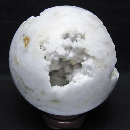 1.5Kg 水晶 ジオード 丸玉 120mm 笑口 置物 原石 一点物 151-10550