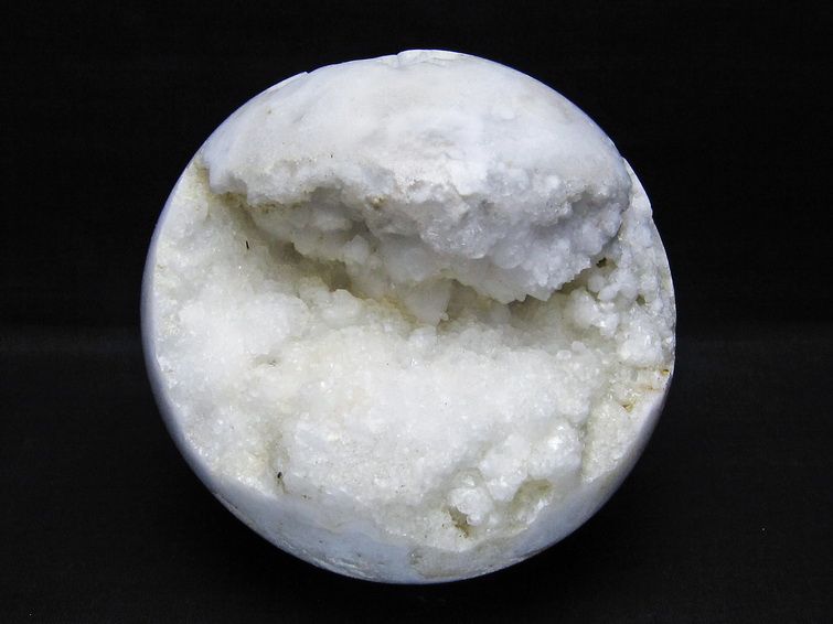 1.5Kg 水晶 ジオード 丸玉 120mm 笑口 置物 原石 一点物 151-10550