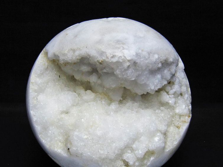 1.5Kg 水晶 ジオード 丸玉 120mm 笑口 置物 原石 一点物 151-10550