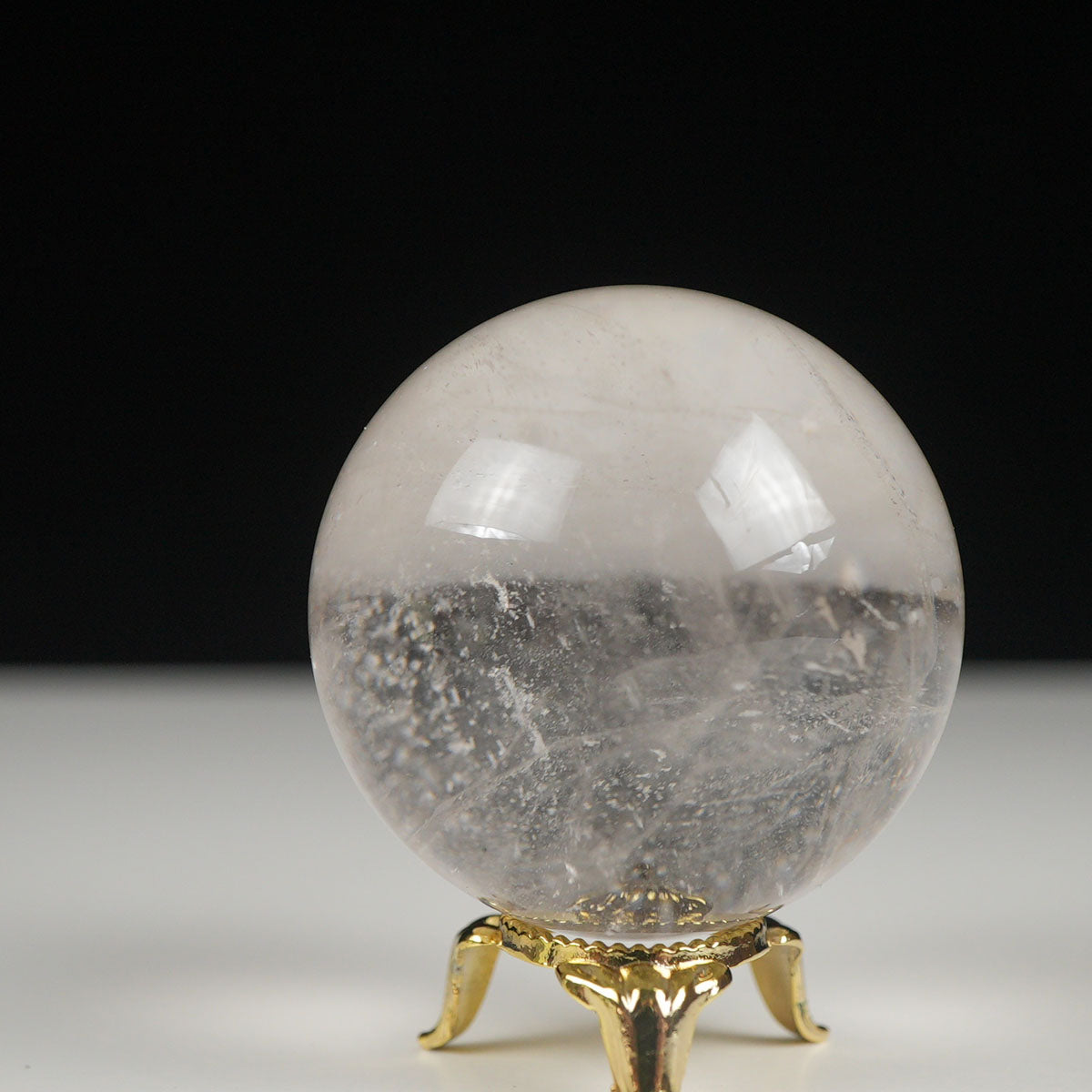 水晶 丸玉 54mm 水晶玉 スフィア 一点物  151-6103