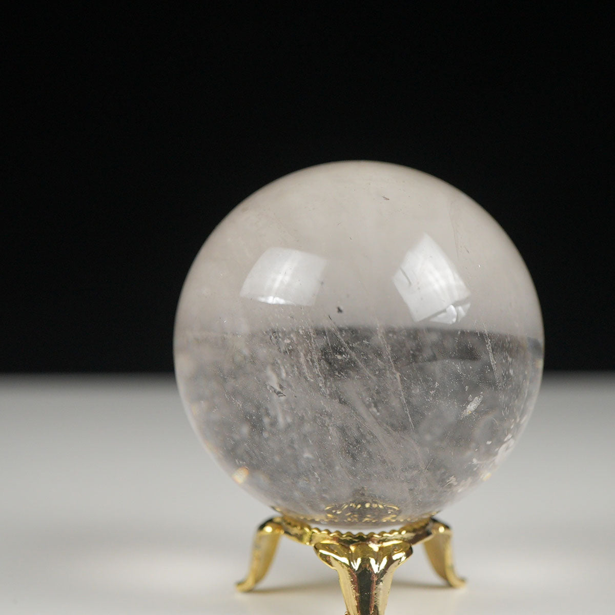 水晶 丸玉 54mm 水晶玉 スフィア 一点物  151-6103