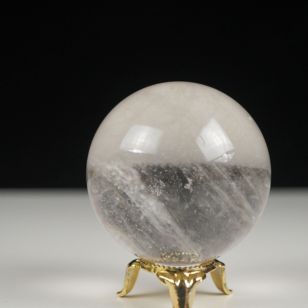 水晶 丸玉 54mm 水晶玉 スフィア 一点物 151-6103 – 天然石