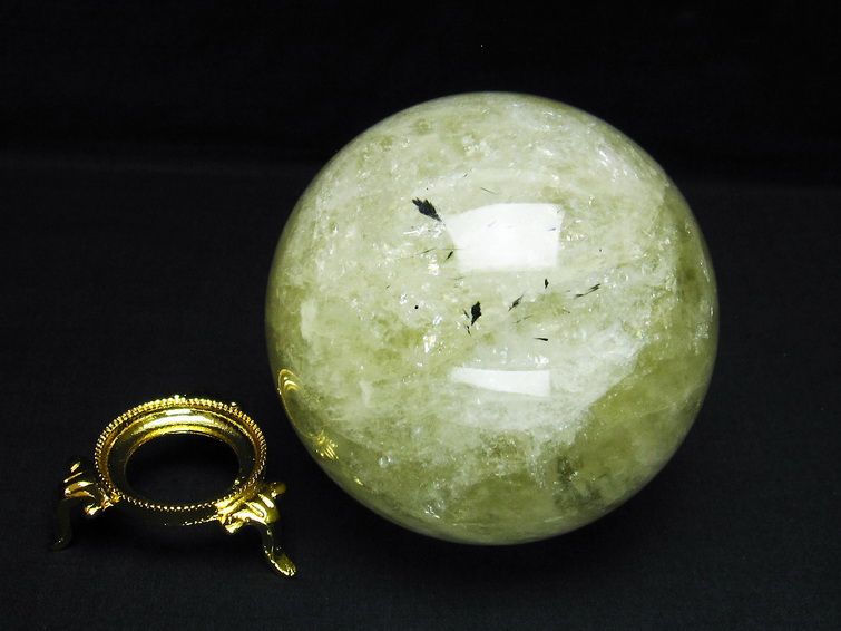 シトリン 丸玉 80mm シトリンクォーツ スフィア 黄水晶 一点物 151