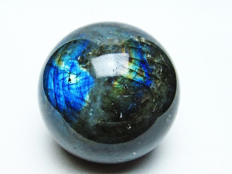 ラブラドライト 丸玉 64mm スフィア 一点物  151-6823