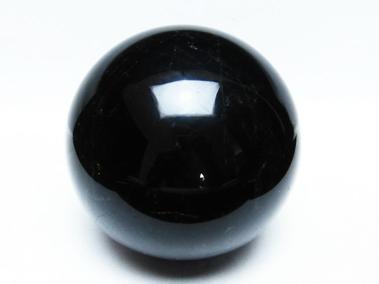 1.8Kg モリオン 丸玉 109mm 黒水晶 一点物  151-6978
