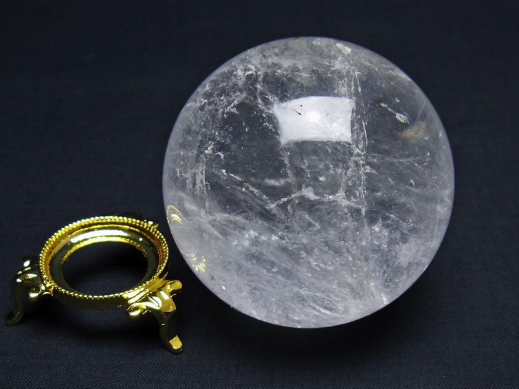 水晶 丸玉 68mm スフィア 水晶玉 球体 玉 一点物  151-7854