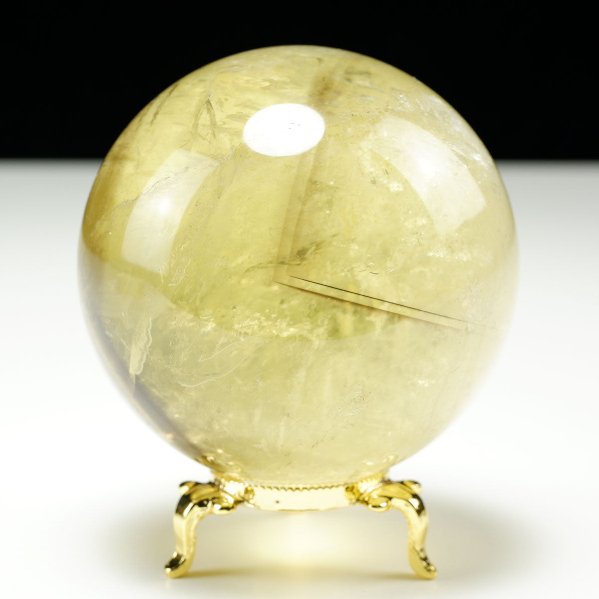 シトリン 丸玉 71mm シトリンクォーツ スフィア 一点物  151-7953