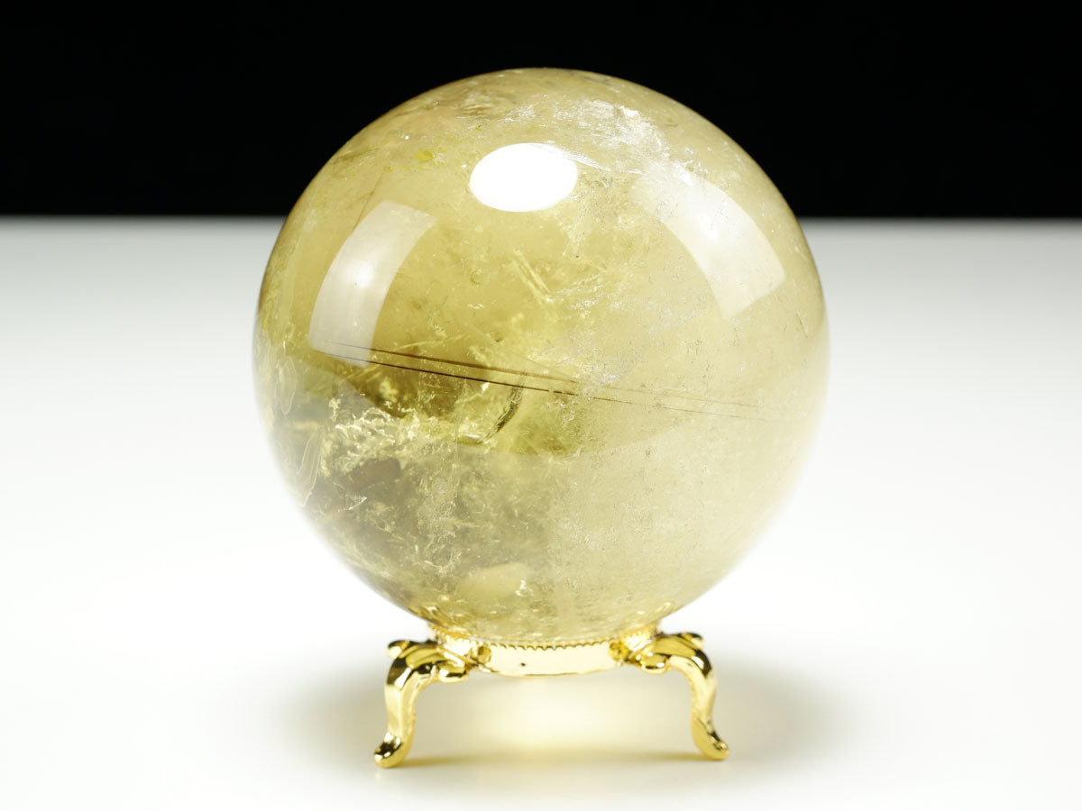 シトリン 丸玉 71mm シトリンクォーツ スフィア 一点物  151-7953