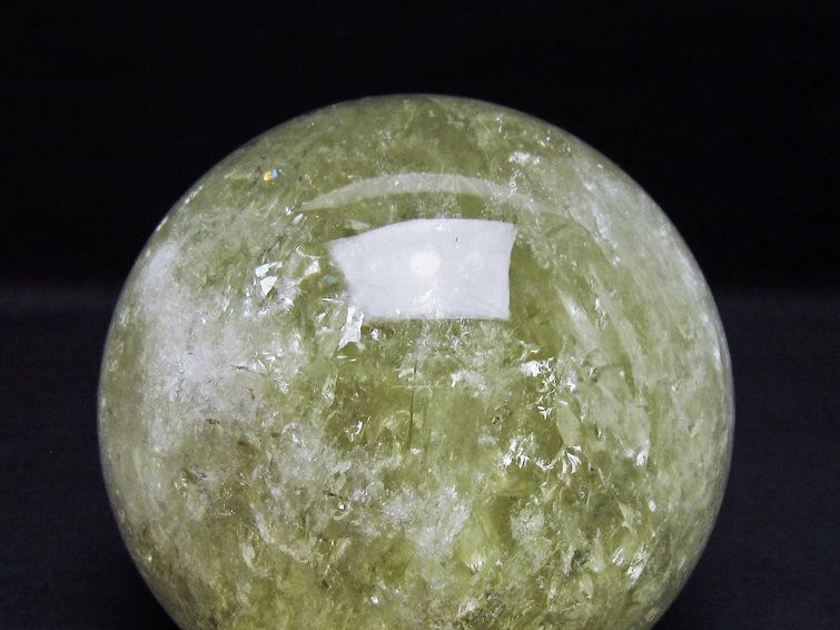 2Kg シトリン 丸玉 115mm シトリンクォーツ スフィア 一点物  151-8018