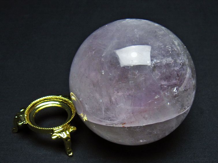 アメジスト 丸玉 虹入り 72mm スフィア 一点物 151-8332 【sold out】