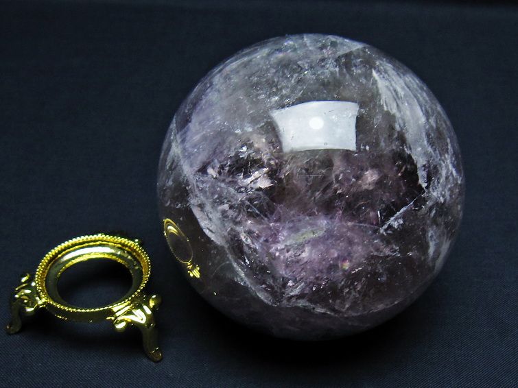 アメジスト 丸玉 78mm スフィア 一点物 151-8386