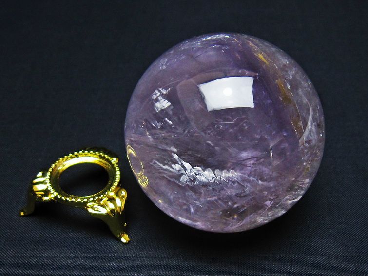 アメジスト 丸玉 55mm スフィア 一点物 151-8430 [sold out]
