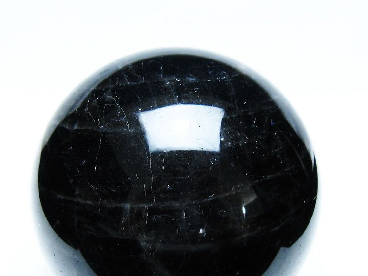 モリオン 丸玉 88mm 黒水晶 丸玉 モリオン スフィア 一点物 151-8520
