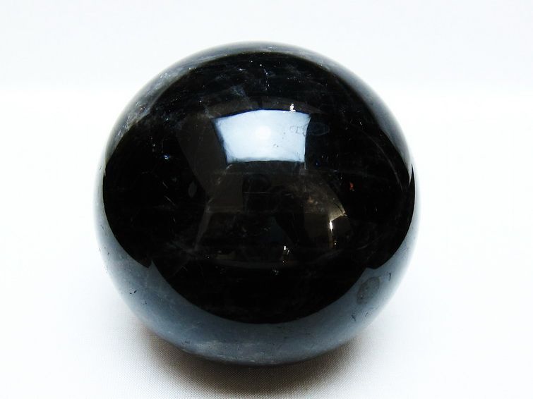モリオン 丸玉 88mm 黒水晶 丸玉 モリオン スフィア 一点物 151-8535