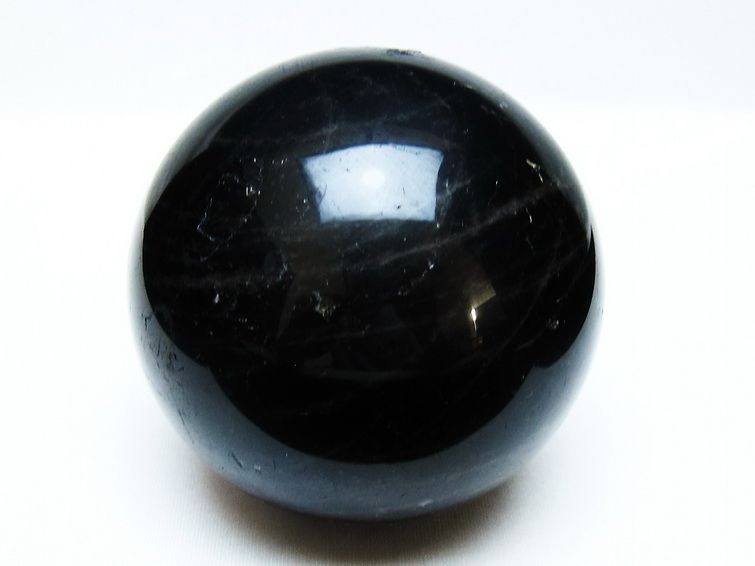 1Kg モリオン 丸玉 90mm 黒水晶 丸玉 モリオン スフィア 一点物 151-8562