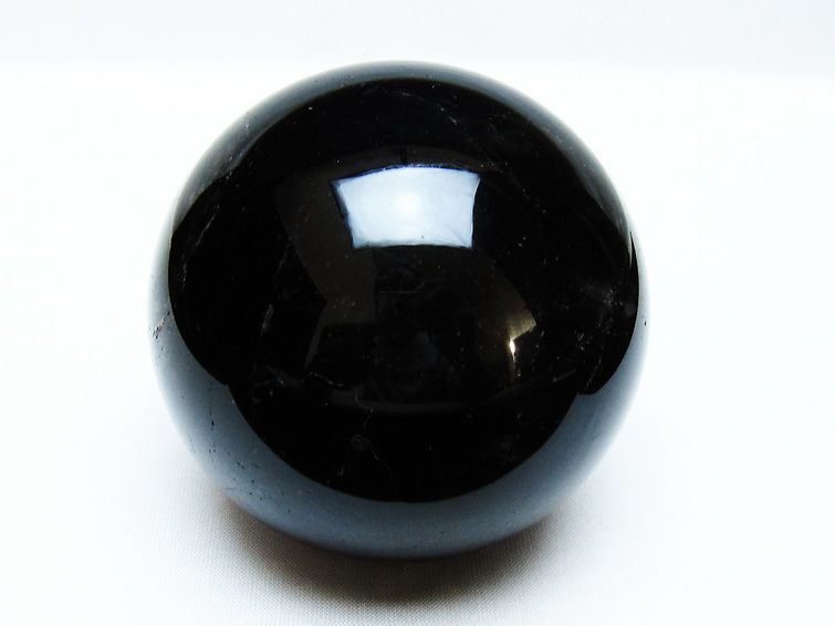 モリオン 丸玉 81mm 黒水晶 丸玉 モリオン スフィア 一点物 151-8566
