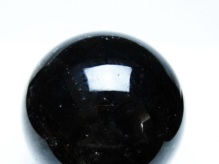 モリオン 丸玉 86mm 黒水晶 丸玉 モリオン スフィア 一点物 151-8569