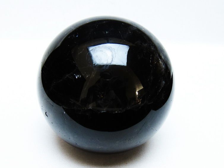 モリオン 丸玉 88mm 黒水晶 丸玉 モリオン スフィア 一点物 151-8570