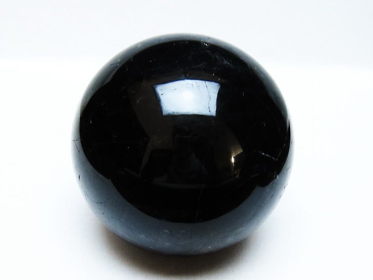 モリオン 丸玉 88mm 黒水晶 丸玉 モリオン スフィア 一点物 151-8571
