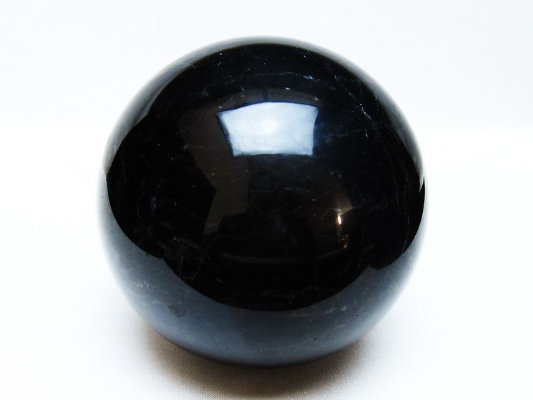 1.3Kg モリオン 丸玉 97mm 黒水晶 丸玉 モリオン スフィア 一点物 151-8572