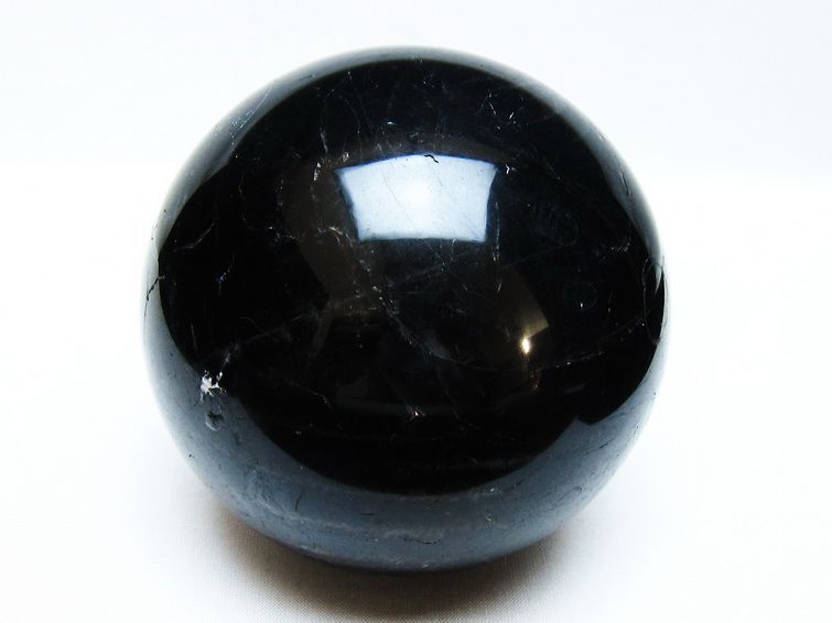 1.4Kg モリオン 丸玉 100mm 黒水晶 丸玉 モリオン スフィア 一点物 151-8575