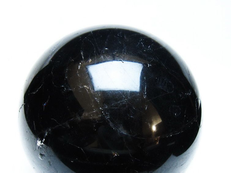 1.4Kg モリオン 丸玉 100mm 黒水晶 丸玉 モリオン スフィア 一点物 151-8575