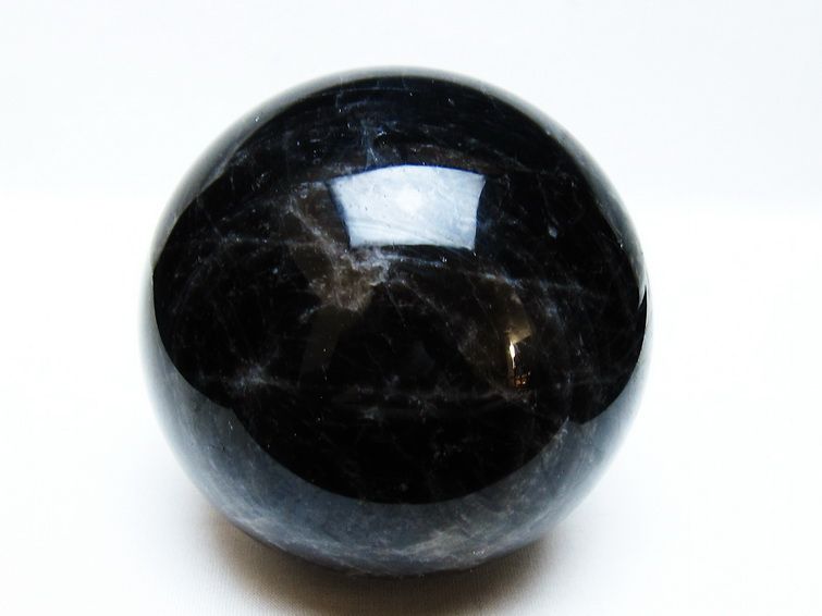1.4Kg モリオン 丸玉 100mm 黒水晶 丸玉 モリオン スフィア 一点物 151-8576