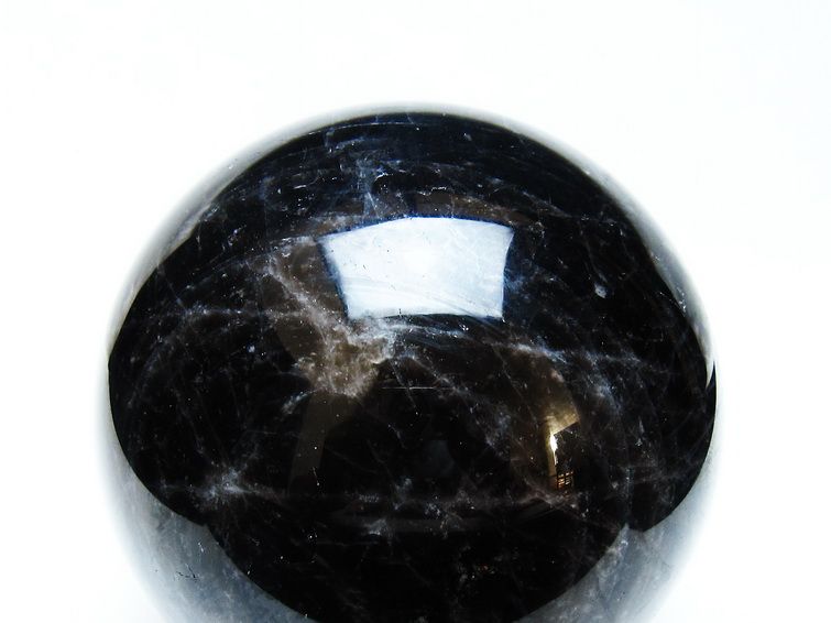 1.4Kg モリオン 丸玉 100mm 黒水晶 丸玉 モリオン スフィア 一点物 151-8576