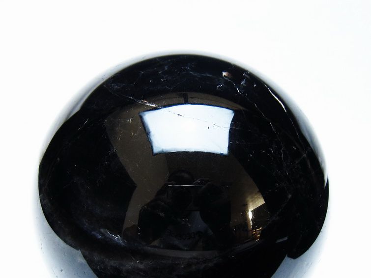 1.6Kg モリオン 丸玉 105mm 黒水晶 丸玉 モリオン スフィア 一点物 151-8577