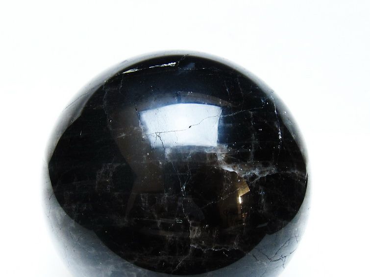1.6Kg モリオン 丸玉 110mm 黒水晶 丸玉 モリオン スフィア 一点物 151-8580