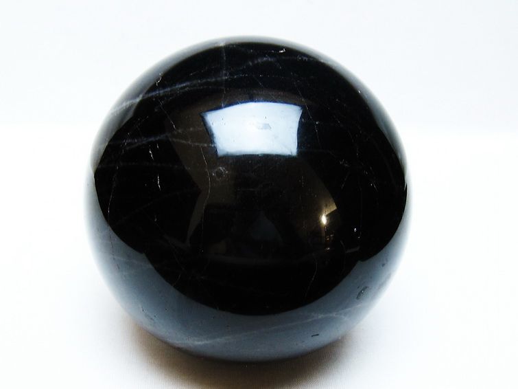 1.6Kg モリオン 丸玉 110mm 黒水晶 丸玉 モリオン スフィア 一点物 151-8582