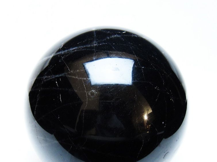 1.6Kg モリオン 丸玉 110mm 黒水晶 丸玉 モリオン スフィア 一点物 151-8582