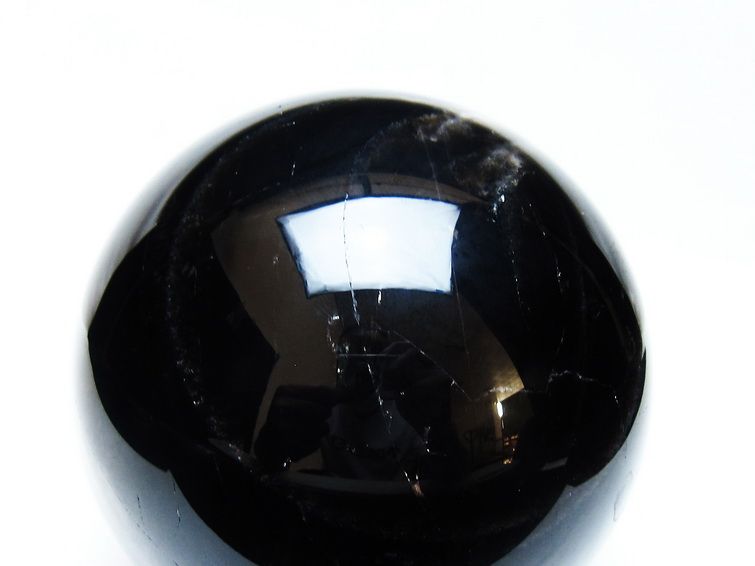 1.8Kg モリオン 丸玉 110mm 黒水晶 丸玉 モリオン スフィア 一点物 151-8583