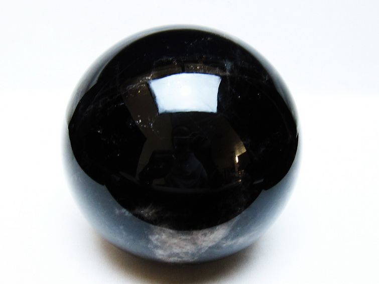 1.8Kg モリオン 丸玉 110mm 黒水晶 丸玉 モリオン スフィア 一点物 151-8584