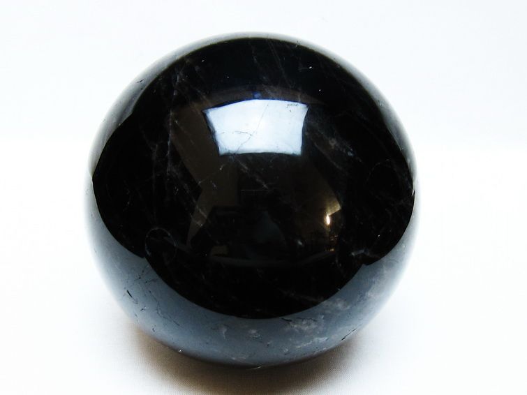 2Kg モリオン 丸玉 115mm 黒水晶 丸玉 モリオン スフィア 一点物 151-8585