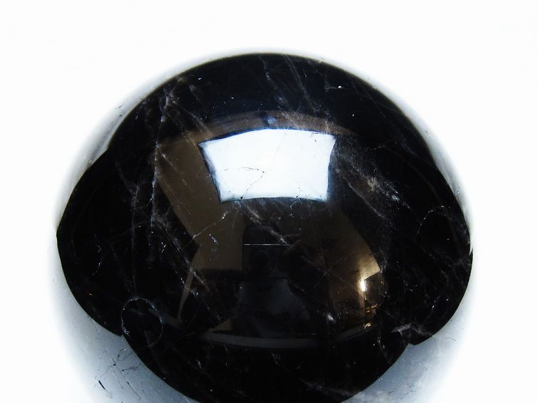 2Kg モリオン 丸玉 115mm 黒水晶 丸玉 モリオン スフィア 一点物 151-8585
