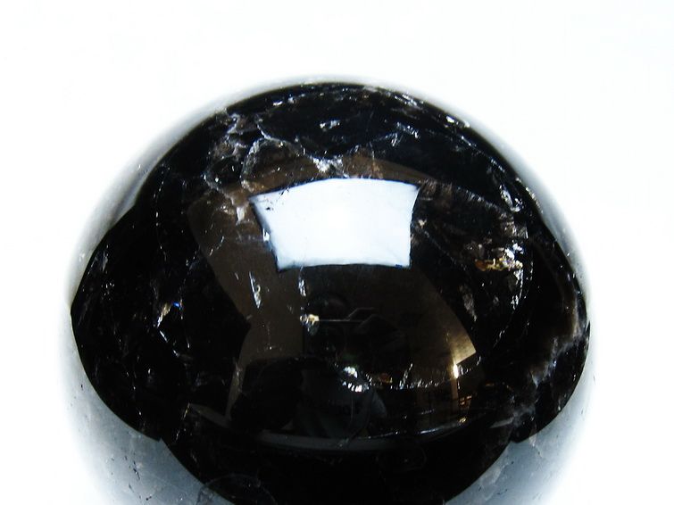 1.9Kg モリオン 丸玉 115mm 黒水晶 丸玉 モリオン スフィア 一点物 151-8586