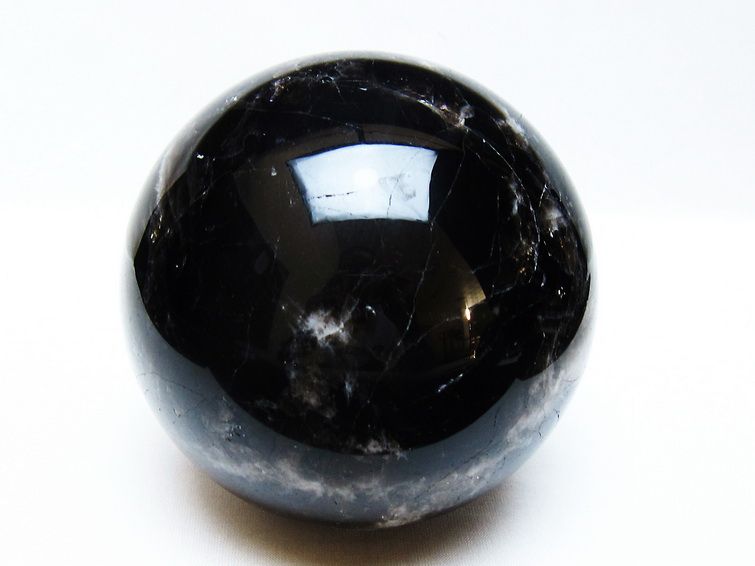1.9Kg モリオン 丸玉 115mm 黒水晶 丸玉 モリオン スフィア 一点物 151-8587