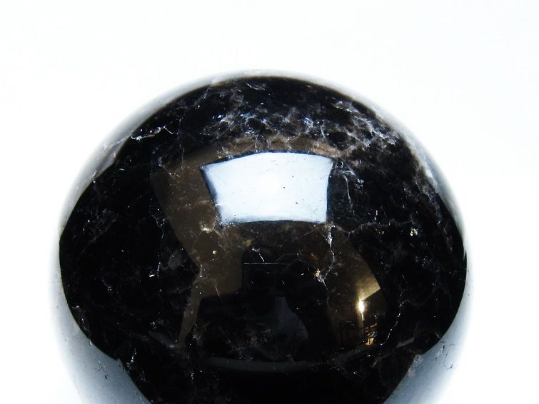 2Kg モリオン 丸玉 115mm 黒水晶 丸玉 モリオン スフィア 一点物 151-8588