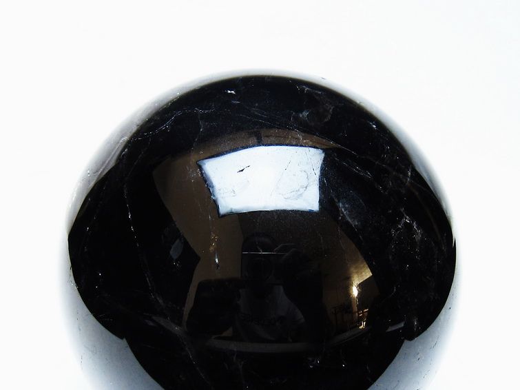 1.7Kg モリオン 丸玉 110mm 黒水晶 丸玉 モリオン スフィア 一点物 151-8589